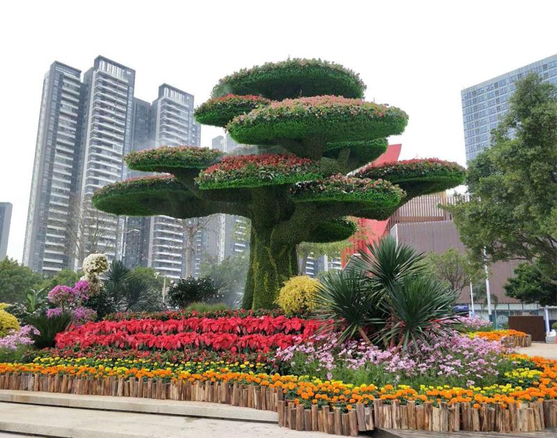 惠州立体花坛